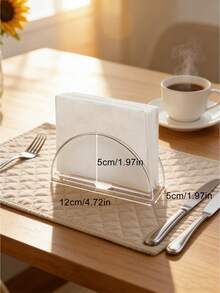 2 chiếc hộp đựng khăn ăn tròn bằng acrylic trong suốt, thiết kế sáng tạo, dạng đứng, phù hợp cho bàn ăn, nhà hàng, nhà bếp, khách sạn, dùng để lưu trữ và sắp xếp đồ dùng nhà bếp. - Nhiều màu - Xem 13