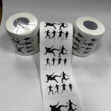 A Mysterious Gift For Football Fans: Printed Football Toilet Paper,Love Football, Available In 1 Or 2-Roll Packaging. - 2 Volumes - View 7