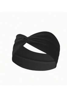 Women's Knitted Elastic Criss-Cross Headband, Suitable For Daily Wear Beach Accessories Summer Outfits Summer Beach Hair Bands - Multicolor - View 3