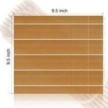 2/4 PCS 9.5"X9.5"Bamboo Sushi Rolling Mat,Kimbap Roller - View 2
