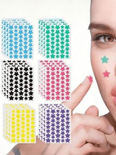 Parches para el acné - Suaves y no irritantes, cubren el acné y las imperfecciones - Parches correctores, impermeables y transpirables, esenciales faciales diarios, portátiles para viajes y reuniones, consejos de belleza, props para fotos, parches para el acné invisibles para el cuidado de la piel