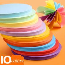 20pcs High-Quality Colorful Round Cardstock - Rich Colors, Suitable For Art Projects, Origami, Doodle Art, Decorative Origami, DIY Crafts, Handmade Decorations And Creative Activities, Also Suitable For Doodling, Painting And More. Craft Tools And Supplies | Paper Art | Art Paper, Origami Materials, Art Project Supplies, Art Paper Trays, Round Paper Art Supplies, Colorful Color Blocks, Bright Paper Circles, Premium Art Paper, High-Quality Cardstock - A - View 2