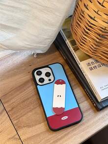 1 chiếc, hàng Hàn Quốc, họa tiết sóng đen trắng đơn giản, phù hợp với 17, 17 Pro Max/ 16 Pro Max/ 15 Pro/ 14, 13/12/11. Thích hợp làm quà tặng Ngày Valentine/Sinh nhật/Ngày của Mẹ/Lễ Phục Sinh cho gia đình/bạn bè/chị gái/bạn gái. - Màu xanh lam - Xem 3