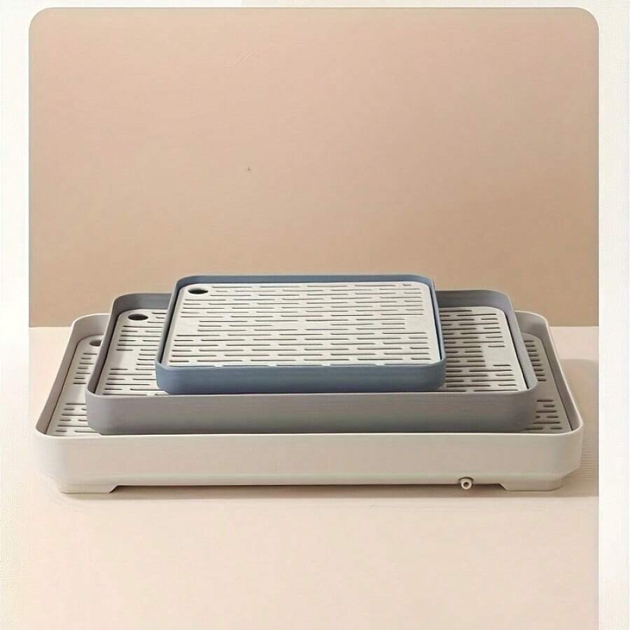 Small Pet Litter Box With Grid Tray Removable Plastic Training Toilet Easy Clean Anti-Splash Indoor Use For Rabbit Guinea Pig
