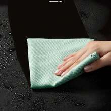 10pcs Microfiber Kitchen Cleaning Cloths, Lint-Free Streak-Free Glass And Dish Towel Rags, Reusable Fish Scale Texture Cleaning Towels For Kitchen Counters, Stove, Sink And Tableware, Highly Absorbent Quick-Dry Polishing Cloths For Windows, Mirrors And Cookware, Durable Household Kitchen Cleaning Supplies For Grease, Water Stains And Smudge Removal - 25x25 cm - Xem 2