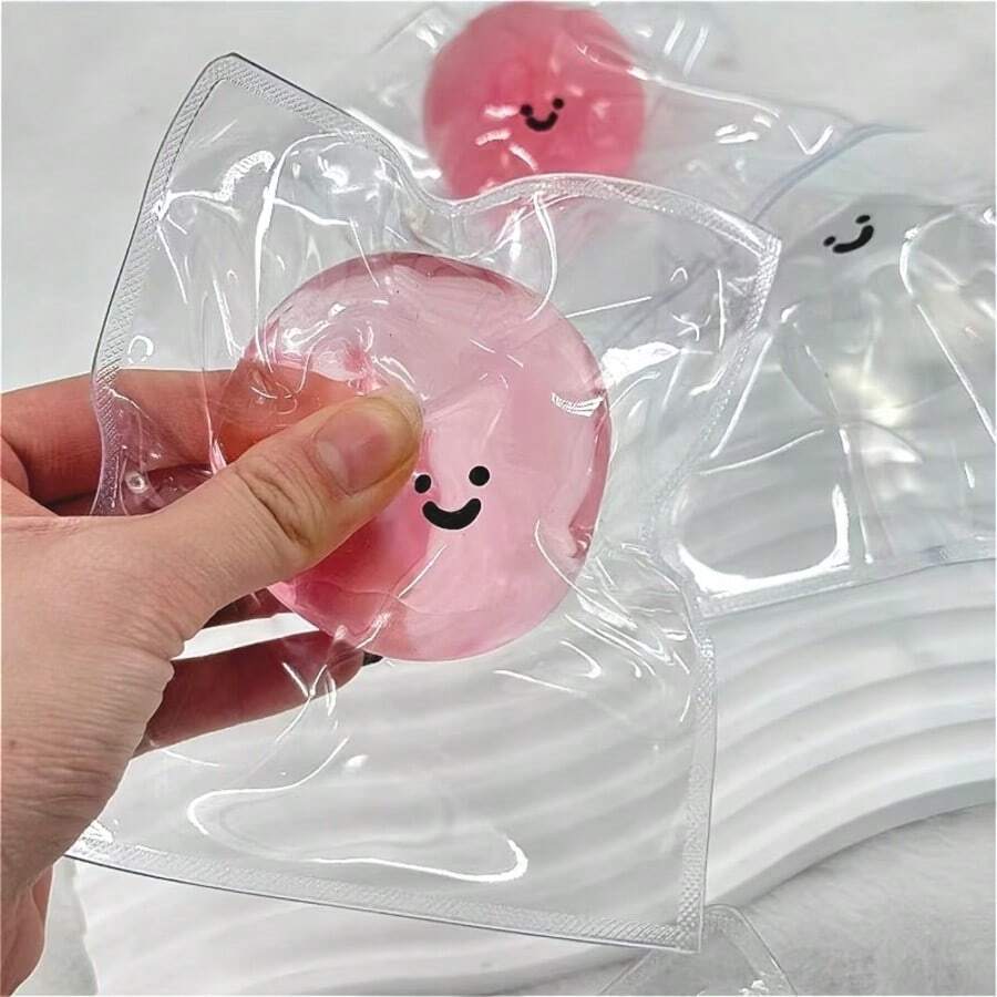 1个水晶球DIY泡泡挤压玩具，减压解压玩具，慢回弹挤压乐趣 - 彩色 - 查看 1