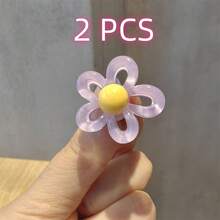 2pcs/8pcs Cute Resin Hollow Colorful Jelly Flower Shoelace Buckles, Detachable DIY Shoe Decorations, Suitable For Sports Shoes, Training Shoes, DIY Dopamine Accessories, Children's Holiday Gifts - Multicolor - View 9