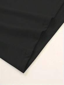 Camiseta con estampado de París, top casual de manga corta y cuello redondo para verano y primavera, ropa de mujer. - Negro - Ver 5
