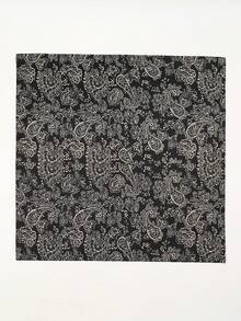 1pc Printed Geometric Fashion Scarf Headband - Multicolor - View 3