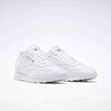 Reebok Giày thể thao Club C cho nữ (GS) tuổi teen thấm hút mồ hôi thoáng khí chống nắng chống gió giữ ấm nhẹ logo in chắc chắn đa năng đàn hồi tốt dễ giặt nhanh khô thể thao ngoài trời chạy bộ trường học màu đen 100000198 - Trắng Xám - Xem 7