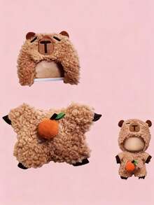 Bộ quần áo thú nhồi bông 17cm, không bao gồm búp bê. - Nhiều màu - Xem 2