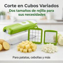 12 Pieces Multifunctional Vegetable And Fruit Cutter Grater Peeler Chopper Kitchen Set - Green - View 5