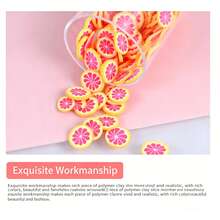 12 miếng đất sét mềm hình lát trái cây, sợi đất sét mềm, keo dán dạng kem, phụ kiện nhỏ, đồ trang trí thủ công tự làm, nguyên liệu làm móng nghệ thuật tự làm, hộp đựng tài liệu tự làm, ốp điện thoại tự làm, trang sức tự làm, đồ thủ công mỹ nghệ tự làm, giày rách tự làm, quà tặng thủ công tự làm. - / - Xem 10