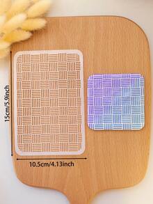 [Geometric Texture Template] Texture Stencils Creative Geometric Texture Hollow Template - Pattern Fabric Wall Panel Wood Panel - Graffiti Spray Painting Covering Panel Reusable Washable - Texture Stencils - View 12