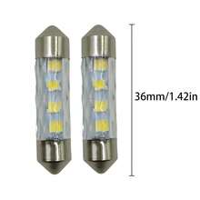 2个12V超亮LED装饰灯泡，31/36/39/41mm多尺寸，适用于汽车内部顶灯、阅读灯、后备箱灯、牌照灯等。 - 39毫米 - 查看 16