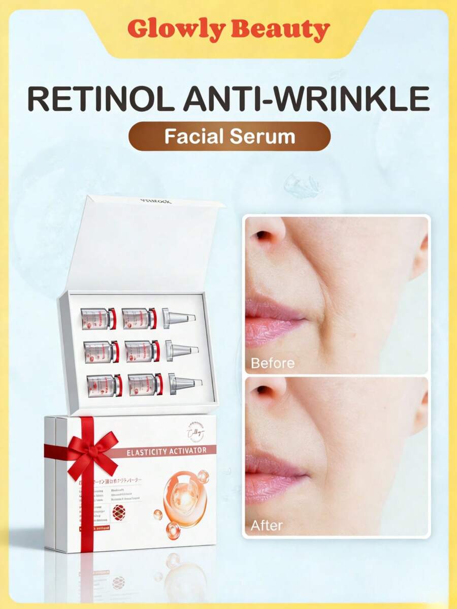 Glowly Beauty 30ml Serum Protein Collagen Lifting Ampoule | Anti-Aging Firming Face Serum - 黃瓜 - 查看 1
