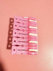 Heavy Duty Transparent Pink Plastic Spring Clips | Multipurpose Balloon Arch Clips, For Background Fixation, Sturdy Crafting Clips Suitable For Birthday Party Decor, Woodworking Projects, Photography Studio, Hobbyist Essential Tool Kit, Room Decor, Household Necessity, Storage & Organization, Cozy & Happy Home - Multicolor - View 11