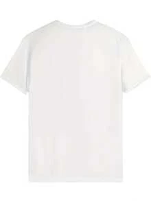 Men's Casual Crew Neck T-Shirt, Graphic Print, Men's Clothing, Western Print T-Shirts, Men's Shirts - 白色 - 查看 2