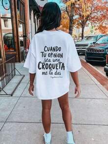 Women T-Shirts - White- - View 6