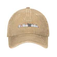 1pc Of Vintage-Style Cap Suitable For Both Genders, Ideal For Outdoor Activities Like Golf, Truck Driving, And Casual Outings, Featuring A Cat-Themed Design For Sun Protection - màu đen - Xem 8