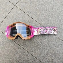 100% Donut Skiing Cycling Goggles Motorcycle Glasses Bicycle Electric Vehicle Helmet - C6 Trong suốt - Xem 2