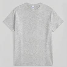 Women's Seashells & Beach Palm Tree Vacation Print T-Shirt, Casual Vacation Women's Short Sleeve Top, Women's Clothing - 灰色 - 查看 3