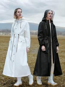 Rain Coat Fashion Rain Coat Women's Raincoats,Wear Resistant Raincoat, Waterproof Rain Poncho, Raincoat For Women, Rain Poncho Rain Jacket Waterproof And Windproof Raincoats Multi Functional Raincoats Outdoor Activities Rain Wear Cycling Traveling Climbing Camping Hiking Riding Rain Coat,Raincoat / Rain Jacket / Waterproof Jacket - Raincoat - View 12