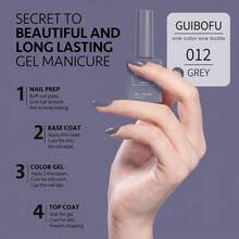 Sơn móng tay dạng gel màu xanh nhạt 15ml, màu Morandi Color Soak Off UV LED, một chai một màu, chất lượng chuyên nghiệp, bền màu, phong cách tươi mới mùa xuân hè, thanh lịch, thẩm mỹ, tự làm móng tại nhà, sơn bóng cao cấp. - Màu xanh bụi bặm - Xem 9
