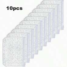 10/5 buah Kantong File PVC Transparan Berkilau Emas dengan Resleting, Desain 6 Lubang, Tersedia dalam Ukuran A5/A6/A7, Cocok untuk Buku Catatan Perjalanan, Tempat Kartu, Perlengkapan Kantor, Dapat Digunakan untuk Pencatatan Buku Harian, Pengorganisasian File, Cocok untuk Penyimpanan Buku Catatan Perjalanan dan Sampul Tambahan File, Kantong Penyimpanan Transparan Halus dengan Fungsi Pengorganisasian File dan Penyimpanan Kartu Kecil. - Set - View 12