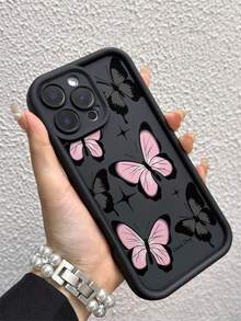 1个极简蝴蝶星形字母图案精准镂空磨砂硬壳手机壳，适用于 7/8/7 Plus/8 Plus/X/XS/XR/XS Max/11/11 Pro/11 Pro Max/12/12 Pro/12 Pro Max/12 Mini/13/13 Pro/13 Pro Max/14/14 Pro/14 Pro Max/14 Plus/15/15 Pro/15 Pro Max/15 Plus/16/16 Pro/16 Pro Max/16 Plus/17/17 Pro/17 Pro Max/Air - 彩色 - 查看 5