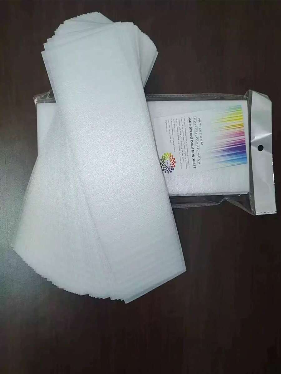 50片装可重复使用染发纸套装 - 使用方便，沙龙级造型工具，适用于所有发质，效果持久，温和护发 - 染髮墊 - 查看 1