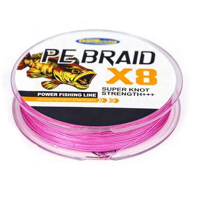 100m Línea de pesca trenzada de PE verde camuflaje de 8 hebras - Super resistente, resistente a la abrasión, sin estiramiento