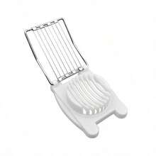 1pc Multi-Functional Egg Slicer, Suitable For Hard Boiled Eggs, 2-In-1 Egg Slicer/Divider/Dicer/Cutter, Kitchen Tool - Multicolor - View 5