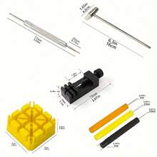 11pcs Watch Repair Tool Kit, Watch Adjustment Tools, Watch Disassembly Tools, Watch Band, Band Adjuster, Watch Band Scissors, Suitable For Home Use, Convenient And Easy To Use - 11 Piece Set - View 11