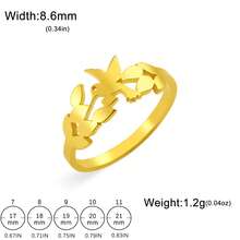 AMAXER 1pc Stainless Steel Butterfly & Dragonfly Design Ring, Minimalist Fashion Vacation Style Personalized Ring, Daily Wear Birthday Gift Jewelry - animal - View 28