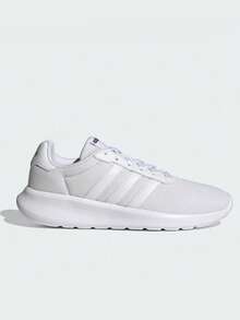 Adidas حذاء رياضي نسائي جديد LITE RACER 3.0 - حذاء رياضي منخفض، خفيف الوزن، يسمح بالتهوية، مناسب للجري اليومي - أبيض - مشاهدة 1