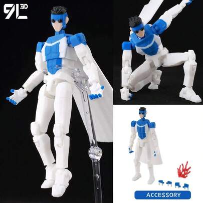 9L3D Conquista de niño invincible ​     Figura de acción Omni, modelo de Anime impreso en 3D, juguete coleccionable multiarticulado, regalo para fanáticos