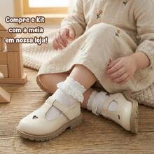 Children's Doll Shoes For Blogger Girls Size 22 To 27 Sapekitos - White - View 6