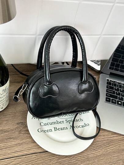 Túi đeo chéo đa năng thời trang, trang trí nơ xinh xắn tinh tế, dài 25cm, hàng mới về cho mùa thu.