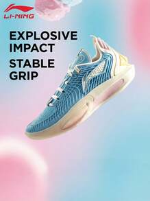 LI-NING Li Ning JIMMY BUTLER 3 Men's Basketball Shoes, BOOM Cushioning Durable Sports Shoes, ABAU107 - Spray Blue/Standard White - View 3