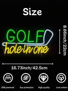 1PC Golf Tee Neon Light, Sporty LED Neon Sign For Golf Club Bar,Bedroom,Man Cave,Game Room,Gift For Dad, Husband & Golf Lovers - Multi-color light - View 11