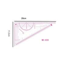 PIN 1 Set Professional Sewing Ruler Kit - L-Shaped Ruler, Comma Ruler, Triangle Ruler, French Curve Ruler And 90 Degree Ruler, For Accurate Garment Pattern Making And Clothing Design - Multicolor - View 15