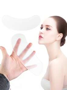1pc Reusable Silicone Smooth Neck Care Patch - Multicolor - View 1