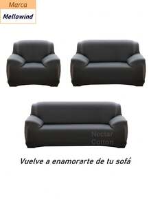 MELLOWIND Sofa Slipcovers - Grey - View 1