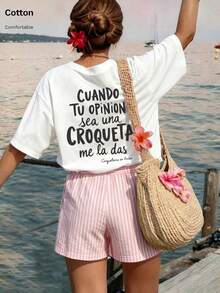 Women T-Shirts - White- - View 9