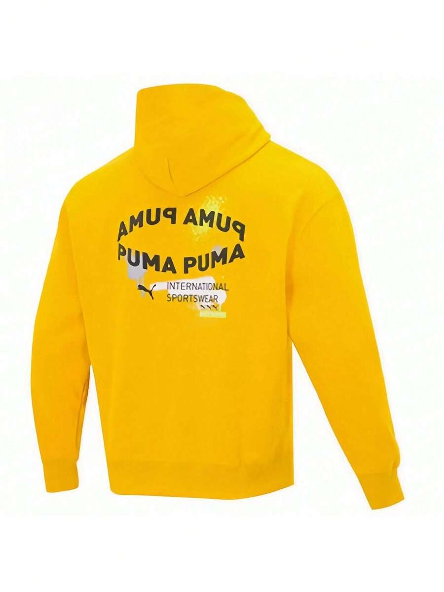 Puma Sudadera con capucha de corte holgado y mangas largas