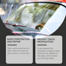 Car Windshield Repair Liquid, Auto Glass Crack Repair Agent & Cleaner, Helps Restore Clear Vision And Remove Glass Dirt, Easy Windshield Care Tool For Drivers, Daily Commute, Road Trips, Back To School & Friendship Day Gifts - Automotive Windshield Repair Fluid - View 6