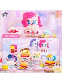 Hasbro 正品盲盒，美食派对，大头肉丸，好运花生，毛绒围兜，零钱包毛绒盲盒收藏娃娃，可爱创意桌面礼物，送给女孩 - 彩色 - 查看 11