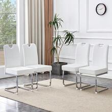 Dining Chairs - White - View 4