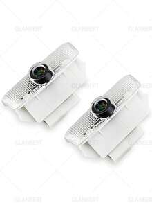 GLANBERT 2 件装 LED 迎宾灯，带幽灵投影，适用于 INFINITI FX G M EX Q 50 Q 60 Q70 QX 50 QX 70 QX80 FX35 FX37 等车型，汽车装饰灯 - Compatible With INFINITI - 查看 9